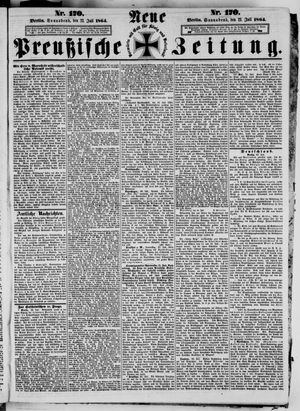 Neue preußische Zeitung vom 23.07.1864