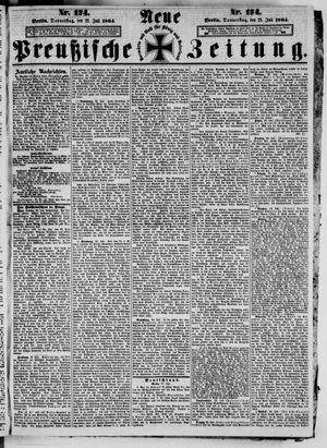 Neue preußische Zeitung vom 28.07.1864