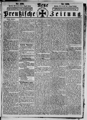Neue preußische Zeitung vom 03.08.1864