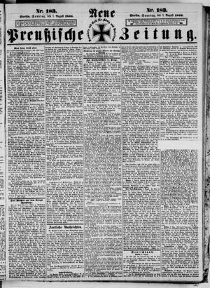 Neue preußische Zeitung vom 07.08.1864