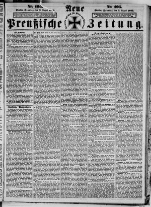 Neue preußische Zeitung on Aug 21, 1864