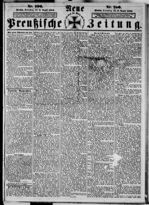 Neue preußische Zeitung vom 23.08.1864