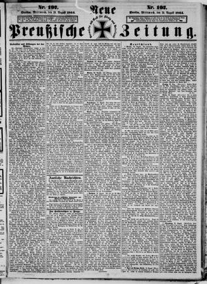 Neue preußische Zeitung vom 24.08.1864