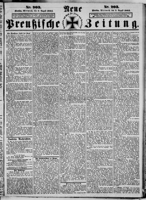 Neue preußische Zeitung vom 31.08.1864