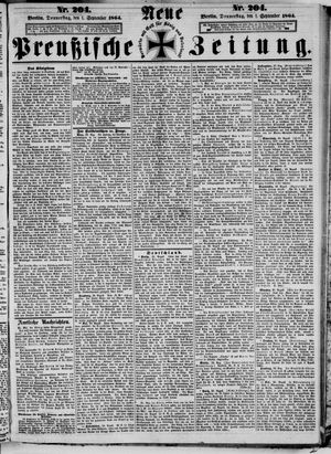 Neue preußische Zeitung vom 01.09.1864