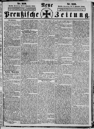 Neue preußische Zeitung vom 18.09.1864