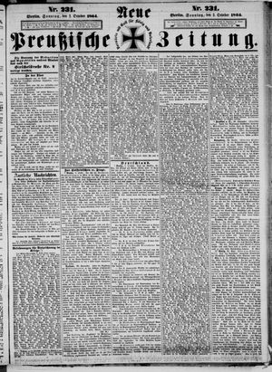 Neue preußische Zeitung vom 02.10.1864