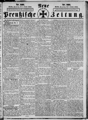 Neue preußische Zeitung vom 09.10.1864