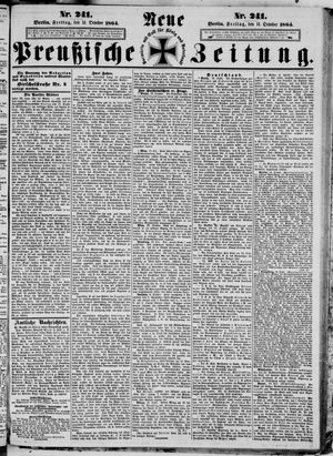 Neue preußische Zeitung vom 14.10.1864