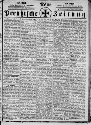 Neue preußische Zeitung vom 16.10.1864