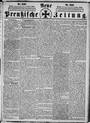 Neue preußische Zeitung vom 22.10.1864
