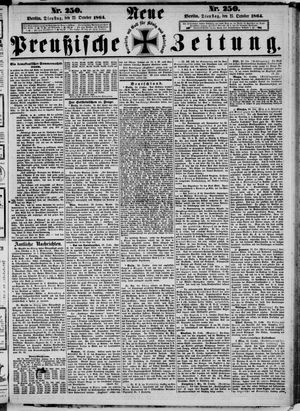 Neue preußische Zeitung vom 25.10.1864