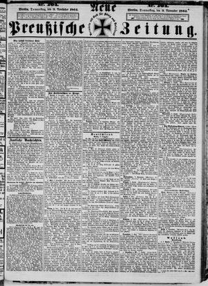Neue preußische Zeitung vom 10.11.1864