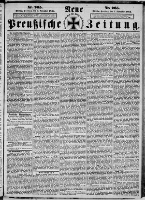 Neue preußische Zeitung vom 11.11.1864