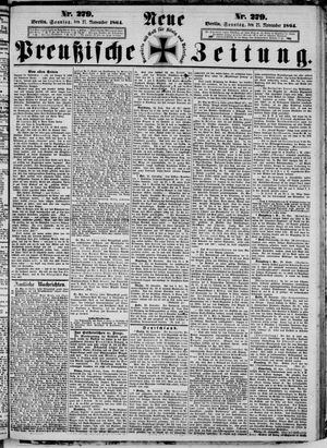 Neue preußische Zeitung vom 27.11.1864
