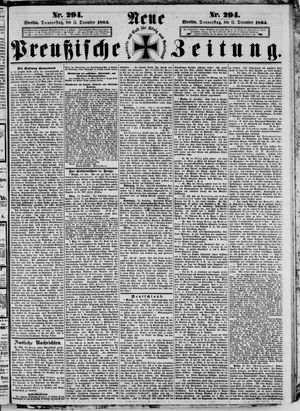 Neue preußische Zeitung vom 15.12.1864
