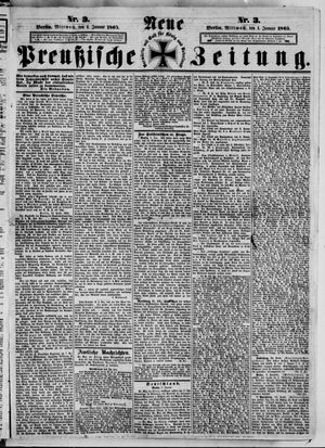 Neue preußische Zeitung vom 04.01.1865