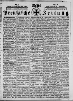 Neue preußische Zeitung vom 05.01.1865