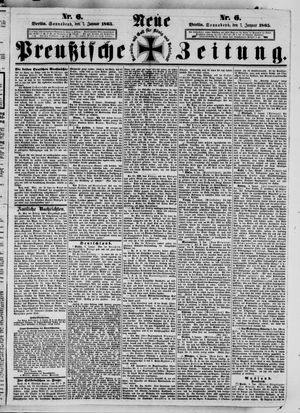 Neue preußische Zeitung vom 07.01.1865