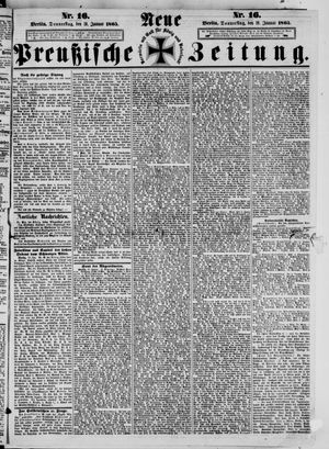 Neue preußische Zeitung vom 19.01.1865