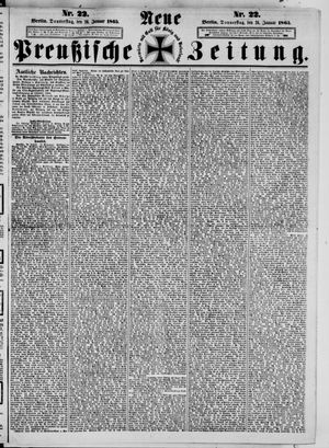 Neue preußische Zeitung vom 26.01.1865