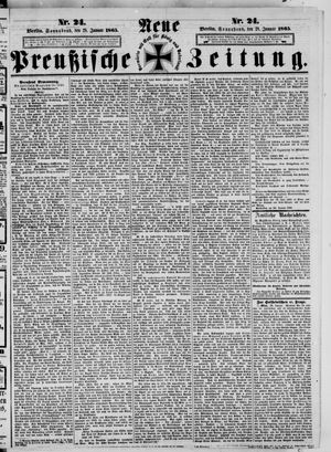 Neue preußische Zeitung vom 28.01.1865
