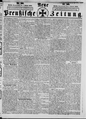 Neue preußische Zeitung vom 11.02.1865