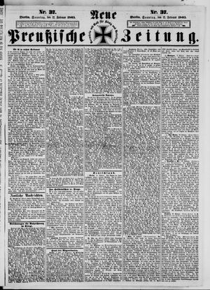 Neue preußische Zeitung vom 12.02.1865