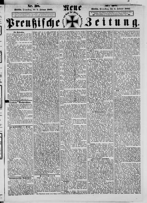 Neue preußische Zeitung on Feb 14, 1865