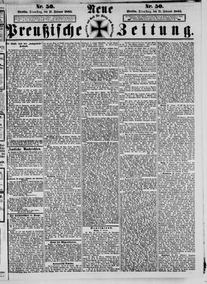 Neue preußische Zeitung vom 28.02.1865