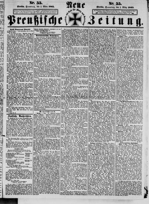 Neue preußische Zeitung vom 05.03.1865