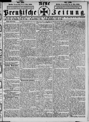 Neue preußische Zeitung vom 23.03.1865