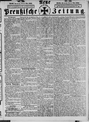 Neue preußische Zeitung on Mar 26, 1865