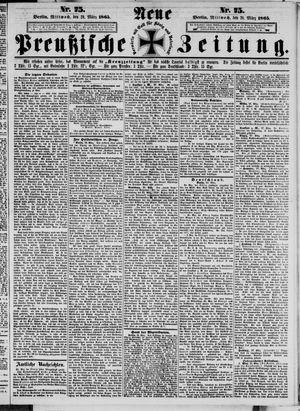 Neue preußische Zeitung vom 29.03.1865