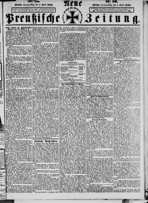 Neue preußische Zeitung vom 06.04.1865