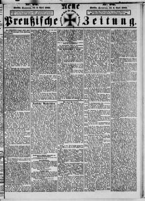 Neue preußische Zeitung vom 16.04.1865