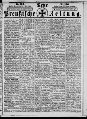 Neue preußische Zeitung vom 06.05.1865