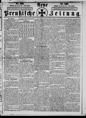 Neue preußische Zeitung vom 07.05.1865