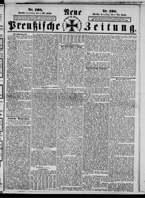 Neue preußische Zeitung vom 09.05.1865