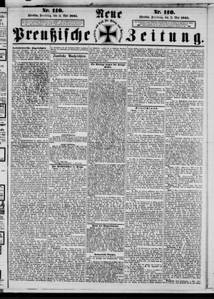 Neue preußische Zeitung vom 12.05.1865