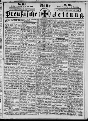 Neue preußische Zeitung vom 25.05.1865