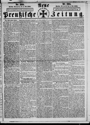 Neue preußische Zeitung vom 31.05.1865