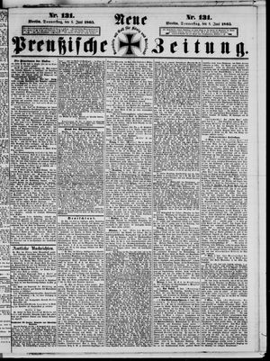 Neue preußische Zeitung vom 08.06.1865