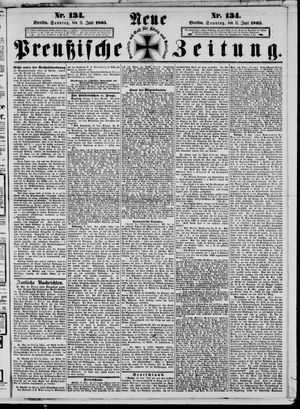 Neue preußische Zeitung vom 11.06.1865