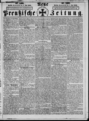 Neue preußische Zeitung vom 17.06.1865
