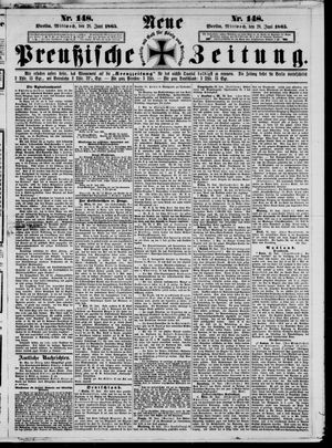 Neue preußische Zeitung vom 28.06.1865