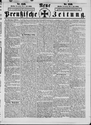 Neue preußische Zeitung vom 04.07.1865