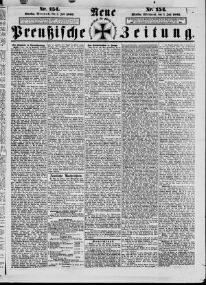 Neue preußische Zeitung vom 05.07.1865
