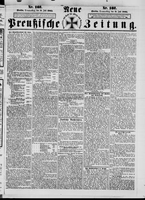 Neue preußische Zeitung vom 20.07.1865