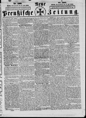 Neue preußische Zeitung vom 22.07.1865